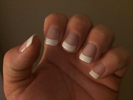 Gel French manicure