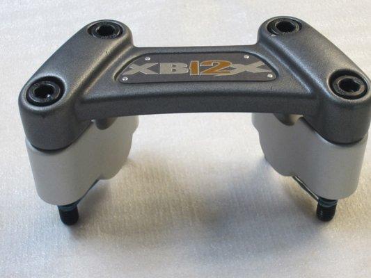 Custom risers for a Buell