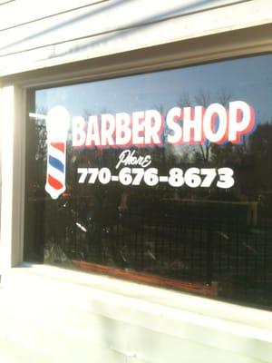 Ball ground barber shop!!