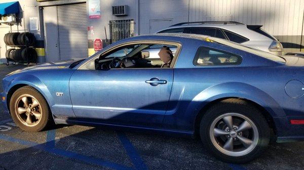 My car.  2006 Mustang, still running great after all of these years.  Thank you Alfred, Confidence Auto