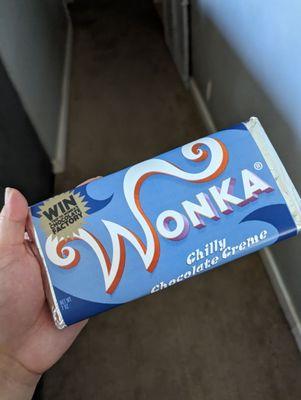 Willy Wonka chocolate bar