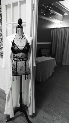 Stop by our lovely boutique for your luxury fashion lingerie needs! As well as lovely vintage finds!