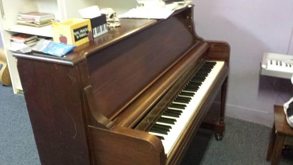 Piano donated by METS Charter School.