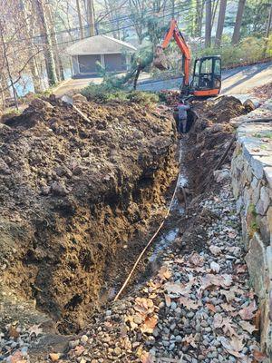 Repairing a water line