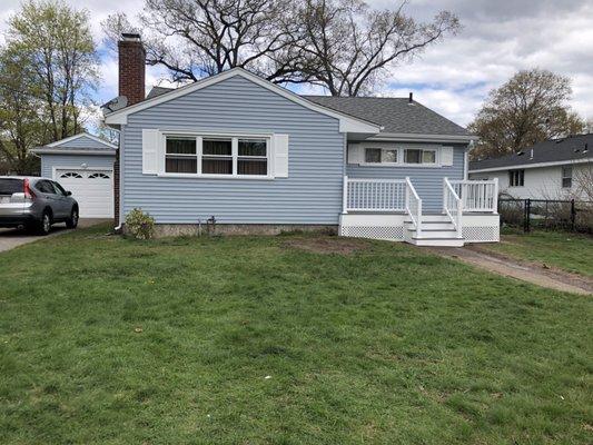 After stateside Vinyl Siding