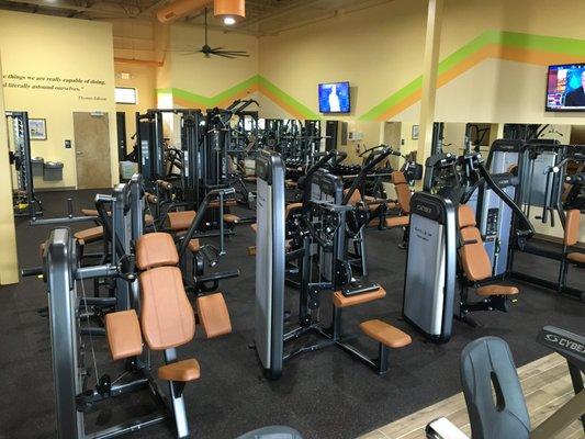 Cybex Showcase Gym. Eagle NX Selectorized Equipment