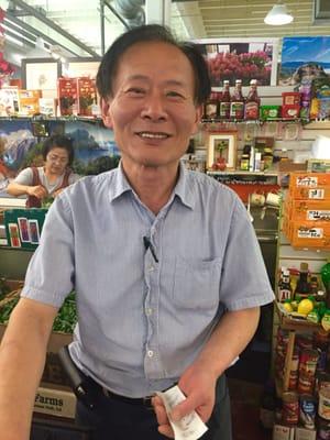 Mr. Kim from Country Produce inside The Sweet Auburn Curb Market. :)