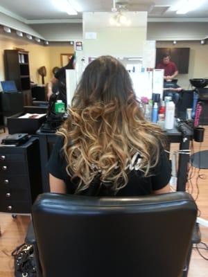 Ombre hair extensions