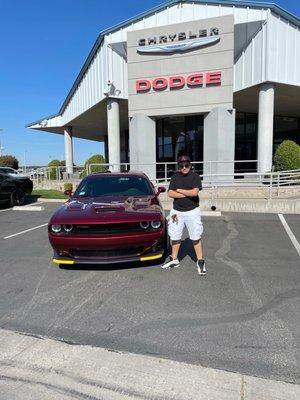 2021 Dodge Challenger scat pack at 20YO