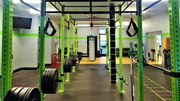 Main room, don't let the weights intimidate you- anyone can do it!