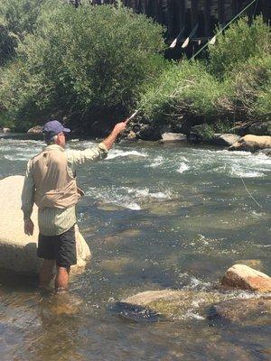 High sticking the Truckee River