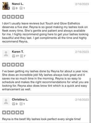 More reviews from clients!