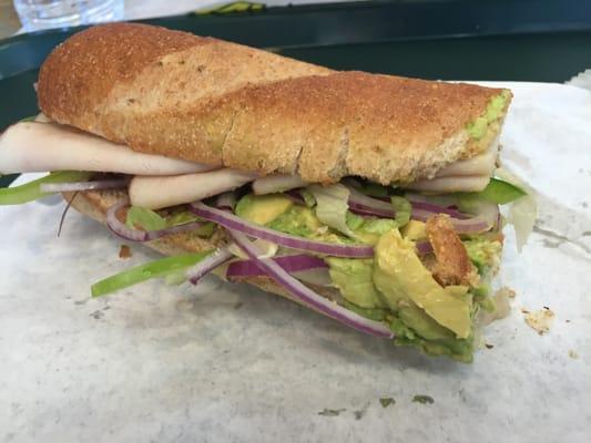 My go-to at subway : turkey bacon avocado 6"