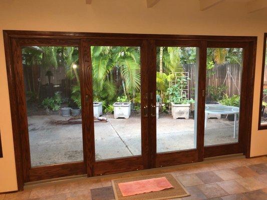 Sliding doors by Sunburst in Hawaii.