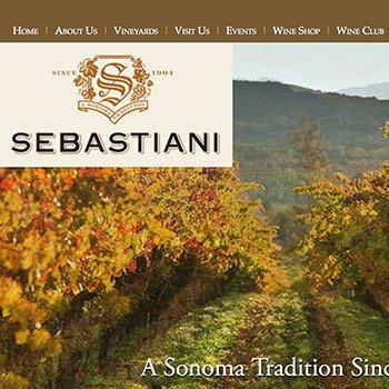 Sebastiani Wines Website