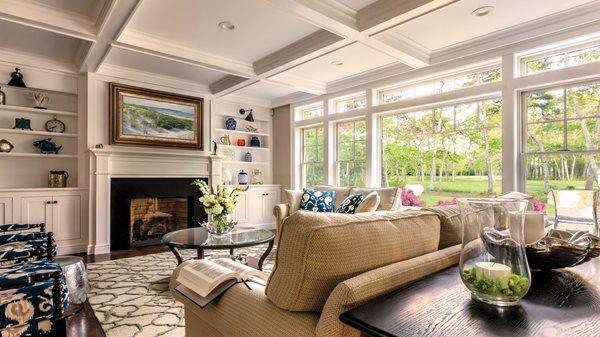 Custom Home Living Room