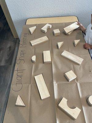 A fun way for children to start recognizing shapes!!