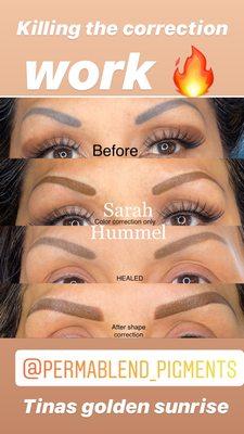 Specializing in permanent makeup corrections