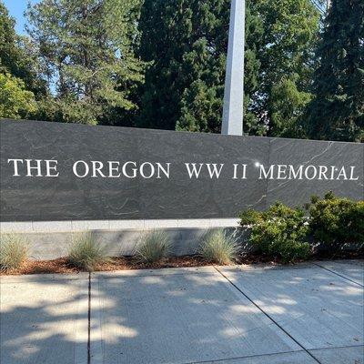 The Oregon WWII Memorial