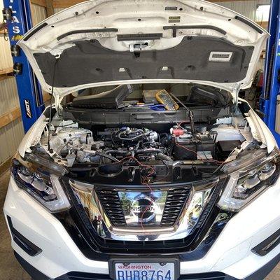 2017 Nissan with random misfires on all cylinders.